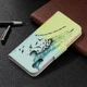 Samsung Galaxy A20E Portemonnee Hoesje met Feather Print afbeelding 8