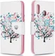 Samsung Galaxy A20E Portemonnee Hoesje met Tree Print afbeelding 5