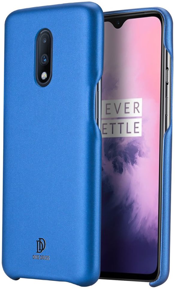 Dux Ducis Skin Lite Kunstleren Coating Hoesje OnePlus 7 Blauw afbeelding 2