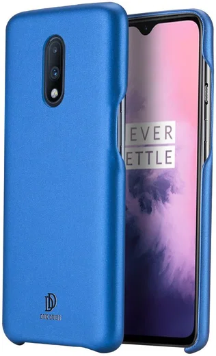 Dux Ducis Skin Lite Kunstleren Coating Hoesje OnePlus 7 Blauw afbeelding 2