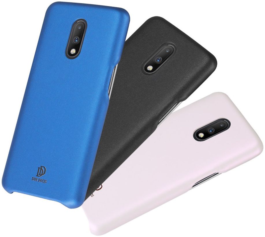 Dux Ducis Skin Lite Kunstleren Coating Hoesje OnePlus 7 Blauw afbeelding 5