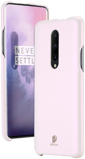 Dux Ducis Skin Lite Kunstleren Coating Hoesje OnePlus 7 Pro Roze afbeelding 6
