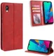 Huawei Y5 2019 Vintage Portemonnee Hoesje Rood afbeelding 1
