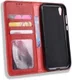 Huawei Y5 2019 Vintage Portemonnee Hoesje Rood afbeelding 4