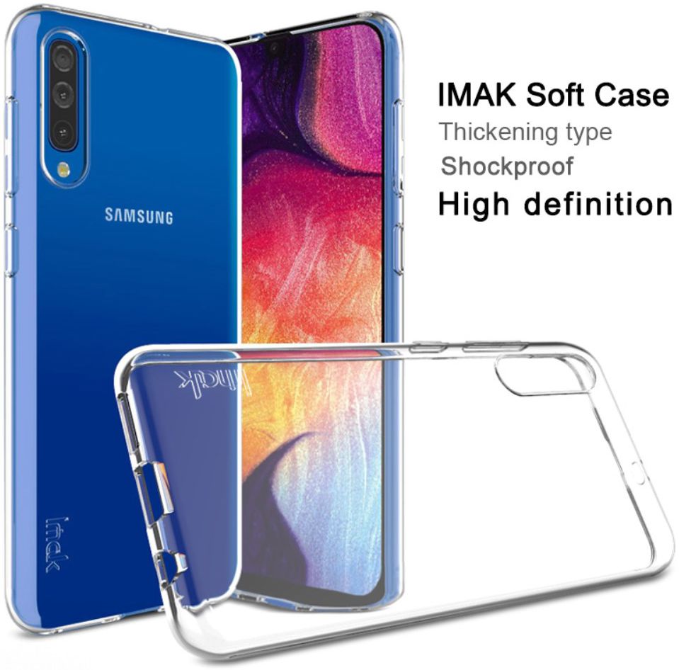 IMAK UX-5 Series Samsung Galaxy A70 Hoesje Flexibel TPU Transparant afbeelding 6