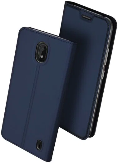 Dux Ducis Nokia 1 Plus Bookcase Hoesje Blauw afbeelding 2