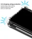 IMAK Samsung Galaxy A70 Hoesje TPU met Screenprotector Metaal Zwart afbeelding 7