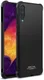IMAK Samsung Galaxy A70 Hoesje TPU met Screenprotector Metaal Zwart afbeelding 2