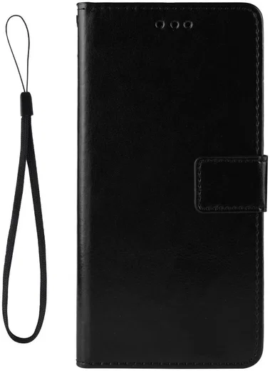 LG Q60 Bookcase Hoesje Met Pasjes Zwart afbeelding 6