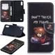 Samsung Galaxy A10 Portemonnee Hoesje met Print Don't Touch My Phone afbeelding 5
