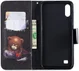 Samsung Galaxy A10 Portemonnee Hoesje met Print Don't Touch My Phone afbeelding 1
