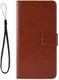 LG Q60 Bookcase Hoesje Met Pasjes Bruin afbeelding 3