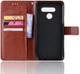 LG Q60 Bookcase Hoesje Met Pasjes Bruin afbeelding 4