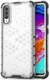 Samsung Galaxy A70 Hybride Hoesje met Honinggraat Patroon Wit afbeelding 1