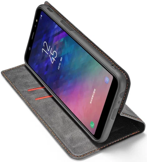 Xiaomi Mi 9T Ultra Dunne Portemonnee Hoesje Grijs afbeelding 3