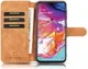 Samsung Galaxy A10 Portemonnee Hoesje Bruin afbeelding 1