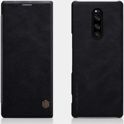 Nillkin Qin Series Flip Hoesje Sony Xperia 1 Zwart afbeelding 1