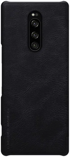 Nillkin Qin Series Flip Hoesje Sony Xperia 1 Zwart afbeelding 3