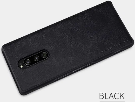 Nillkin Qin Series Flip Hoesje Sony Xperia 1 Zwart afbeelding 5