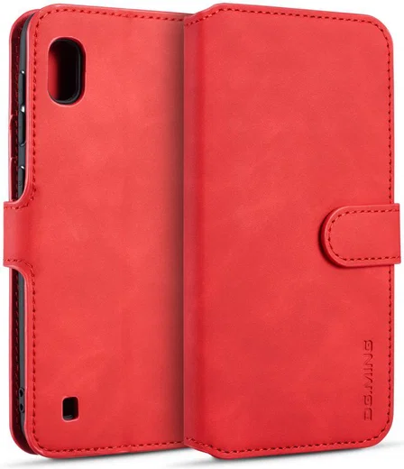 Samsung Galaxy A10 Portemonnee Hoesje Rood afbeelding 2