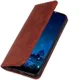 LG Q60 Portemonnee Hoesje Bruin afbeelding 3