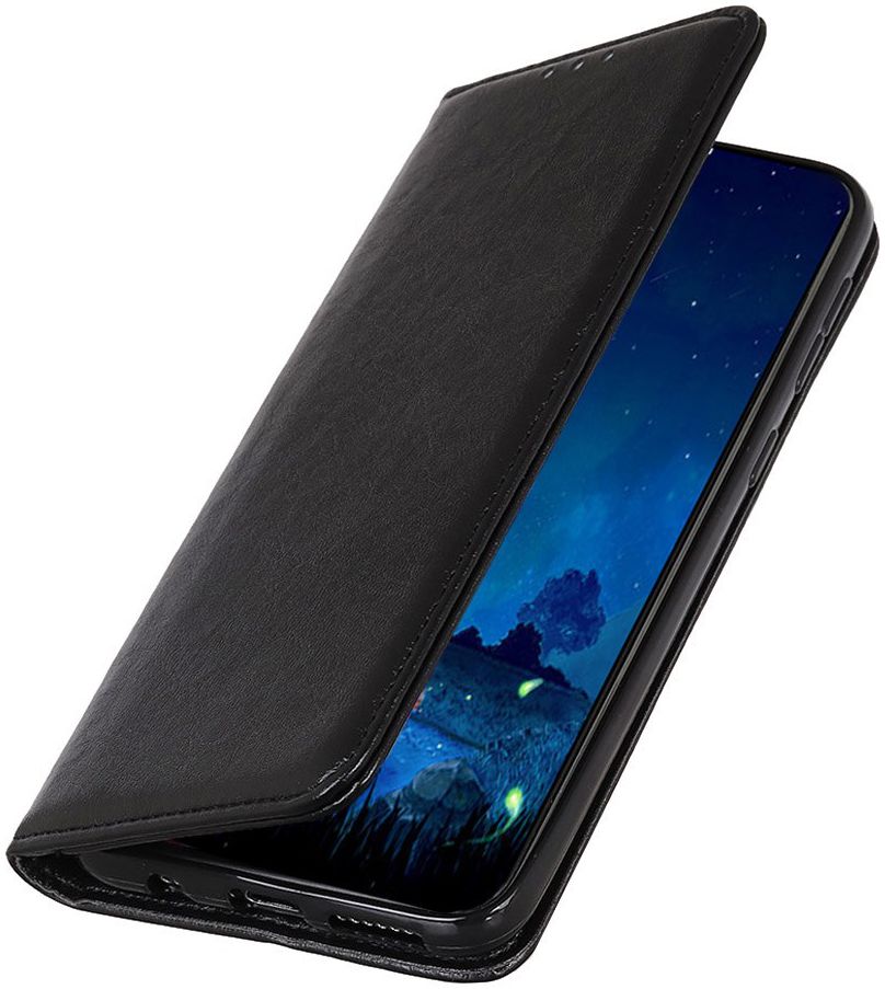 LG Q60 Portemonnee Hoesje Zwart afbeelding 3