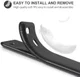 Google Pixel 3A Twill Slim Texture Back Cover Zwart afbeelding 5