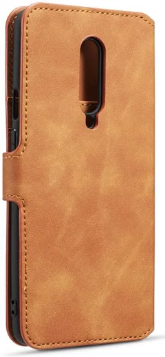OnePlus 7 Pro Portemonnee Hoesje Bruin afbeelding 2