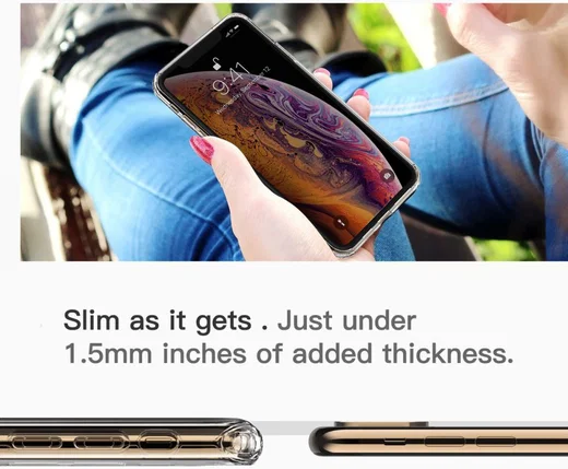 Apple iPhone XS Max Hard Crystal Hoesje Transparant afbeelding 7