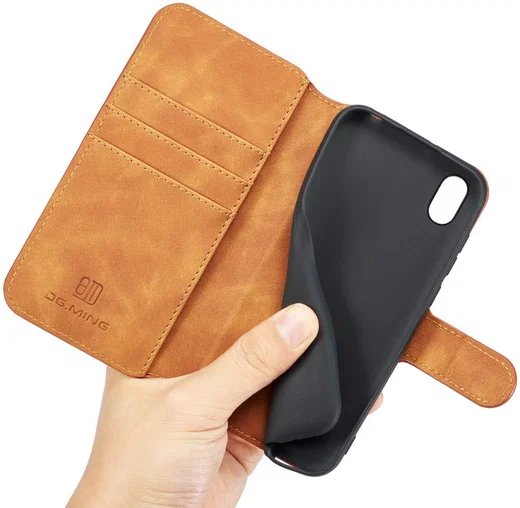 Huawei Y5 2019 Portemonnee Hoesje Bruin afbeelding 9