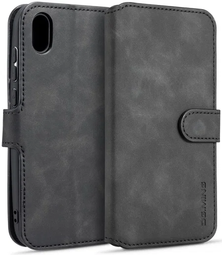 Huawei Y5 2019 Portemonnee Hoesje Zwart afbeelding 2