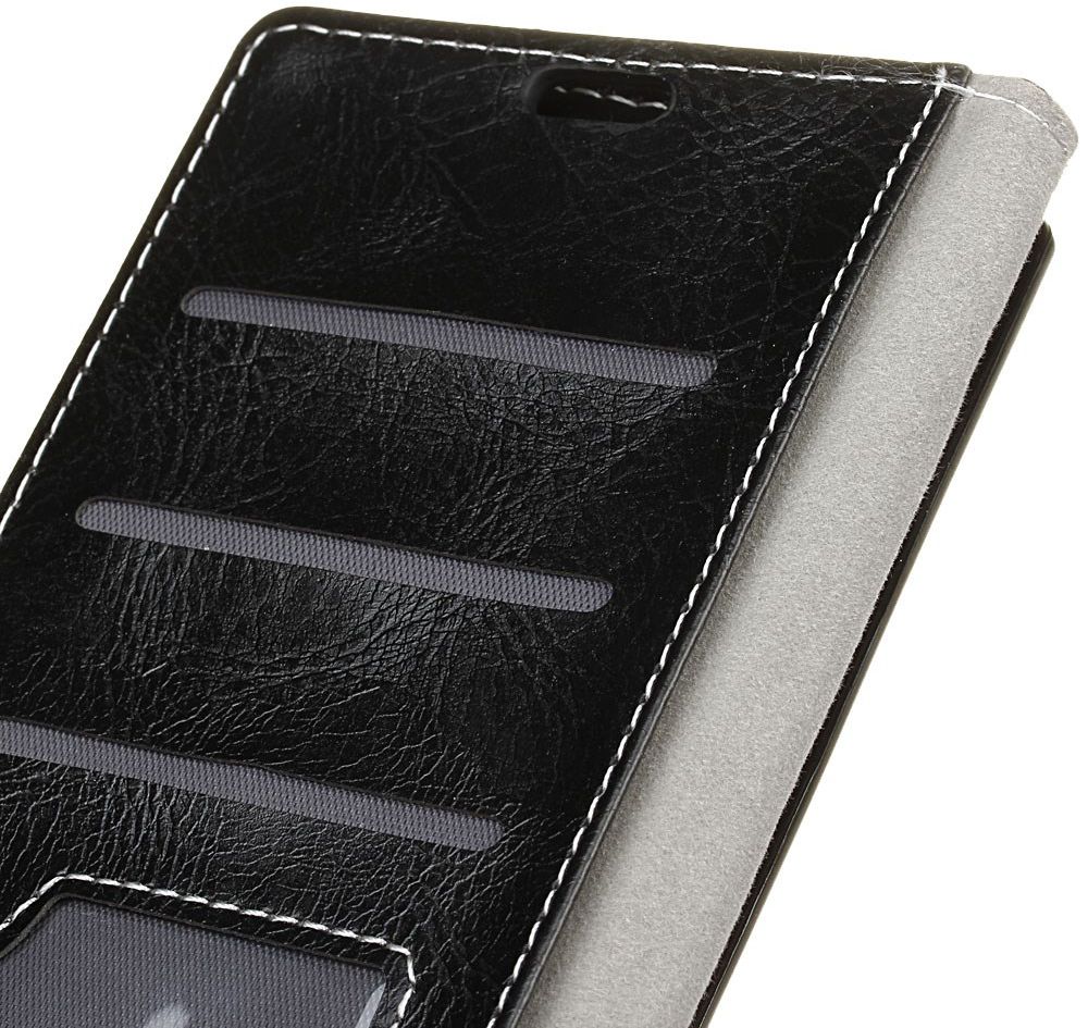OPPO AX7 Luxe Portemonnee Hoesje Zwart afbeelding 3