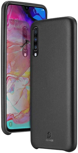 Dux Ducis Skin Lite Kunstleren Coating Hoesje Samsung Galaxy A70 Zwart afbeelding 3