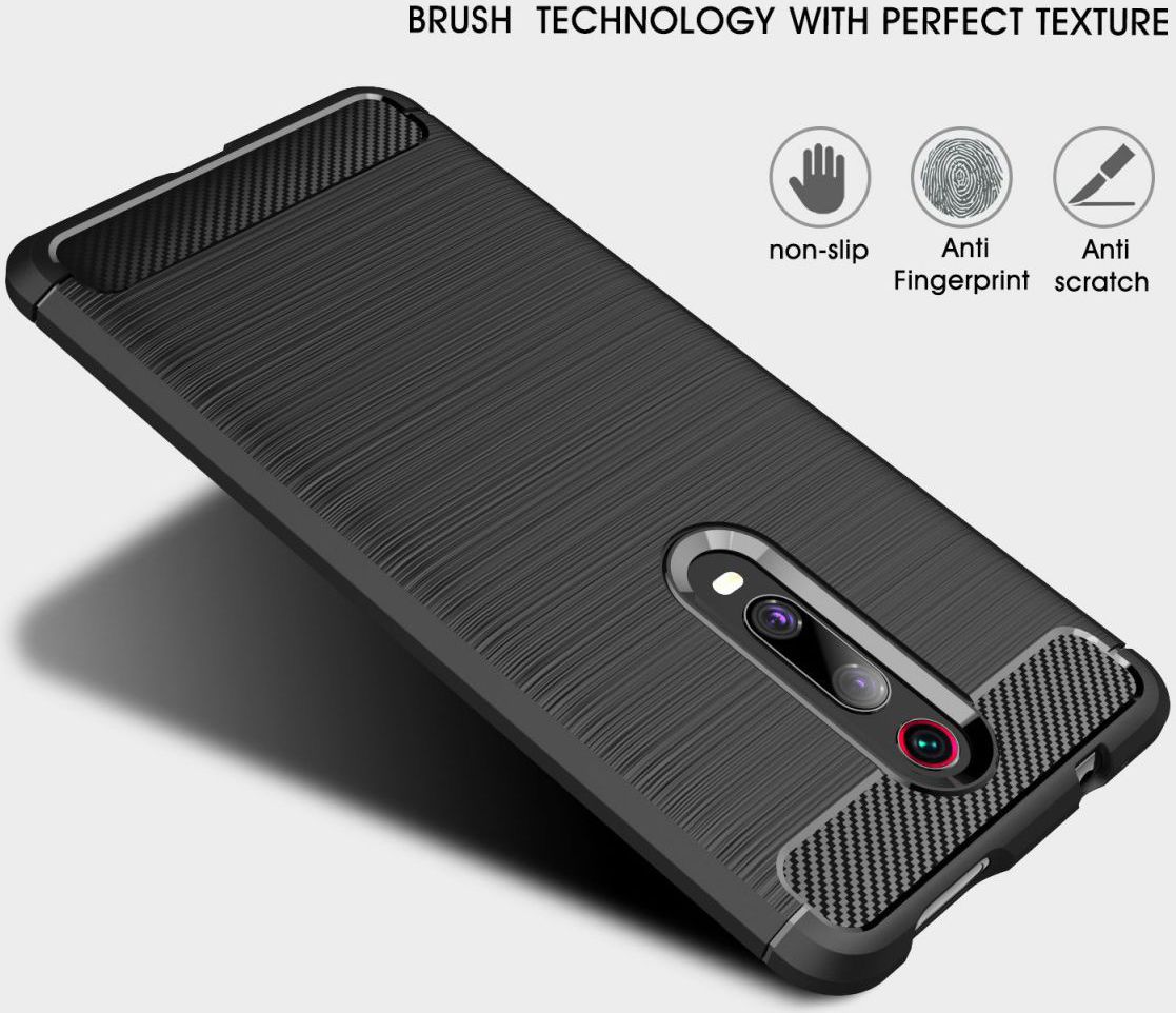 Xiaomi Mi 9T Geborsteld TPU Hoesje Rood afbeelding 7
