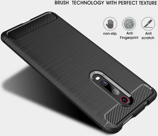 Xiaomi Mi 9T Geborsteld TPU Hoesje Rood afbeelding 7
