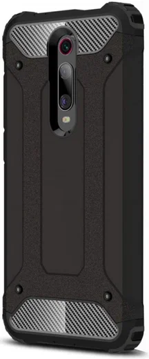 Xiaomi Mi 9T Hybride Hoesje Zwart afbeelding 2