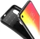 Motorola One Vision Siliconen Carbon Hoesje Zwart afbeelding 4