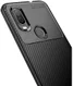 Motorola One Vision Siliconen Carbon Hoesje Zwart afbeelding 5