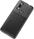 Motorola One Vision Siliconen Carbon Hoesje Zwart afbeelding 8