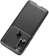 Motorola One Vision Siliconen Carbon Hoesje Zwart afbeelding 9