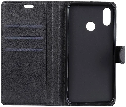 Motorola One Vision Portemonnee Hoesje Zwart afbeelding 3