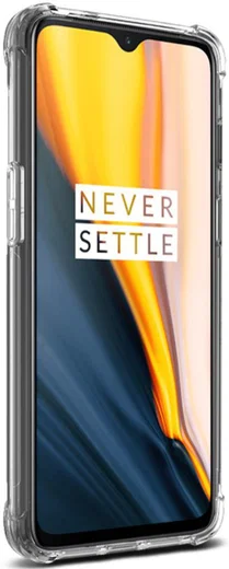 IMAK OnePlus 7 Hoesje Flexibel TPU met Screenprotector Transparant afbeelding 5