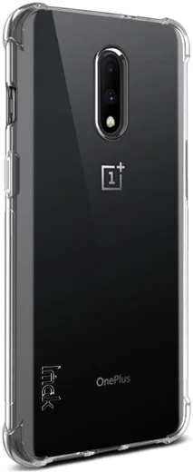 IMAK OnePlus 7 Hoesje Flexibel TPU met Screenprotector Transparant afbeelding 4