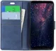 Motorola One Vision Retro Portemonnee Hoesje Blauw afbeelding 1