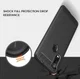 Motorola One Vision Geborsteld TPU Hoesje Zwart afbeelding 2