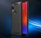 Motorola One Vision Geborsteld TPU Hoesje Zwart afbeelding 5