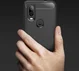 Motorola One Vision Geborsteld TPU Hoesje Zwart afbeelding 6
