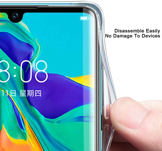 Huawei P30 Hoesje Dun TPU Transparant afbeelding 5