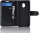 Alcatel 1C 2019 Portemonnee Hoesje Lychee Zwart afbeelding 6