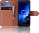 Alcatel 1C 2019 Portemonnee Hoesje Lychee Bruin afbeelding 5